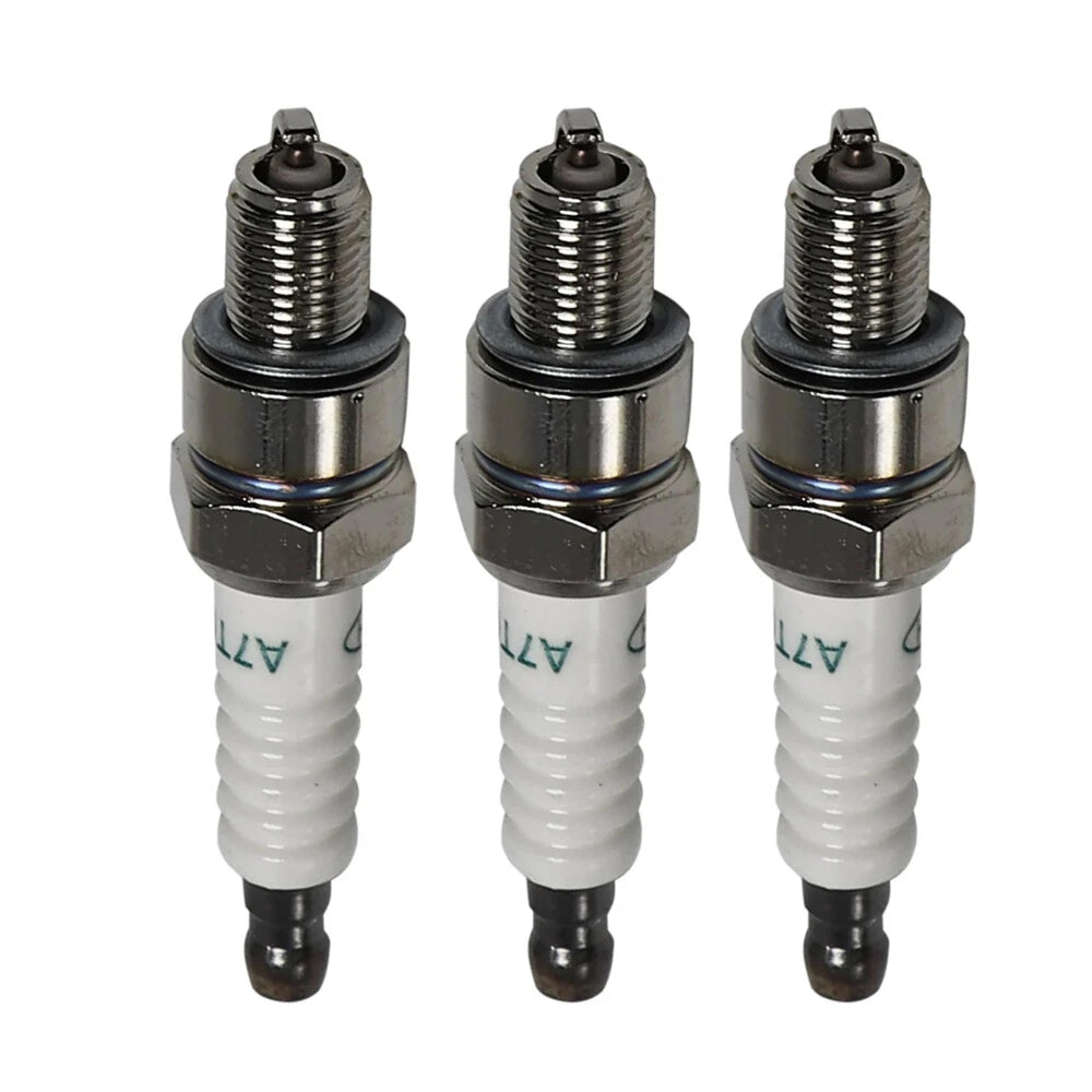 3Pcs A7TC Spark Plug for GY6 50cc-150cc ATV Scooter Moped Go Kart
