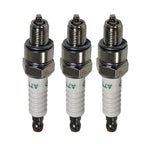 3Pcs A7TC Spark Plug for GY6 50cc-150cc ATV Scooter Moped Go Kart