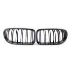 Carbo & Black Double Slat Front Kidney Grille for BMW E90 E91 325i 328i 335i (09-12)