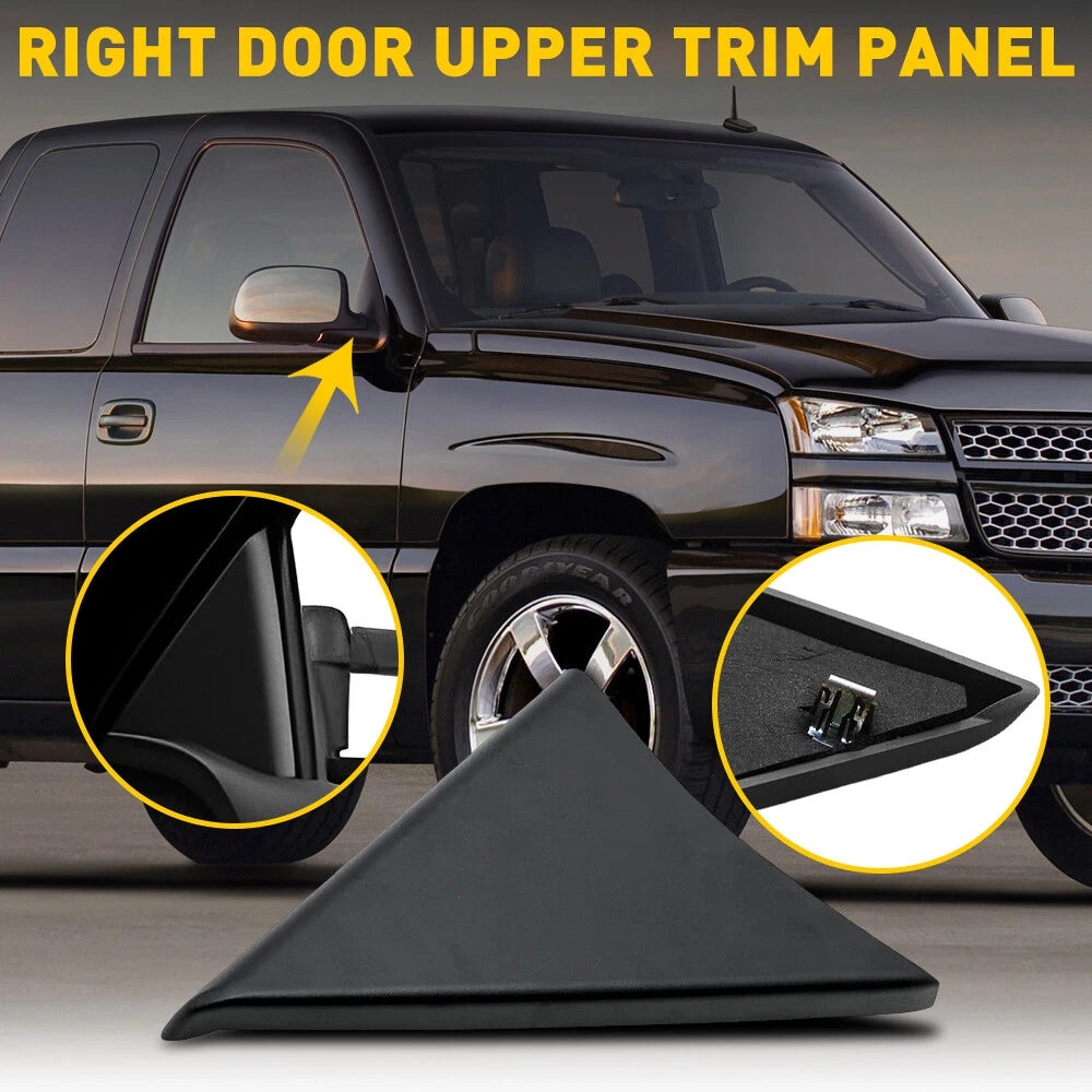 Front Door Upper Trim Panel Right for Chevrolet Silverado GMC Sierra (2007â2013)