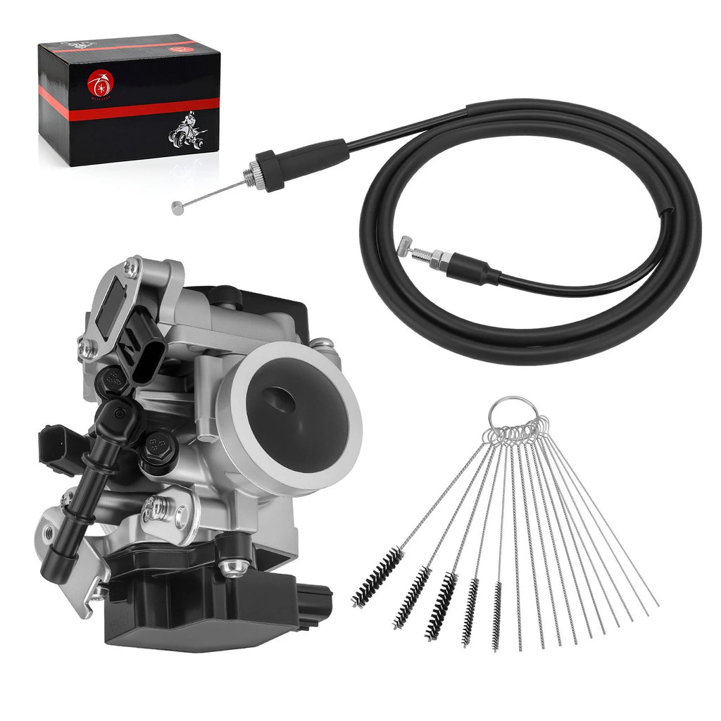 Throttle Body Assembly & Throttle Cable for Honda Rancher 420 TRX420TM1 (2014–2019)