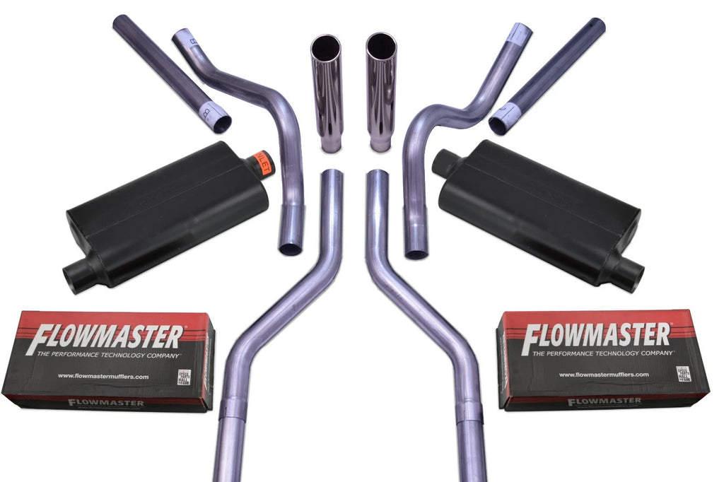 2.5" Dual Exhaust Kit for Suburban Yukon (1969–1972) Flowmaster 50 Series