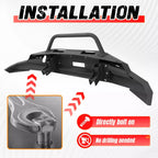 Off-Road Front Bumper with Bull Bar for GMC Sierra 1500 (2019–2020)