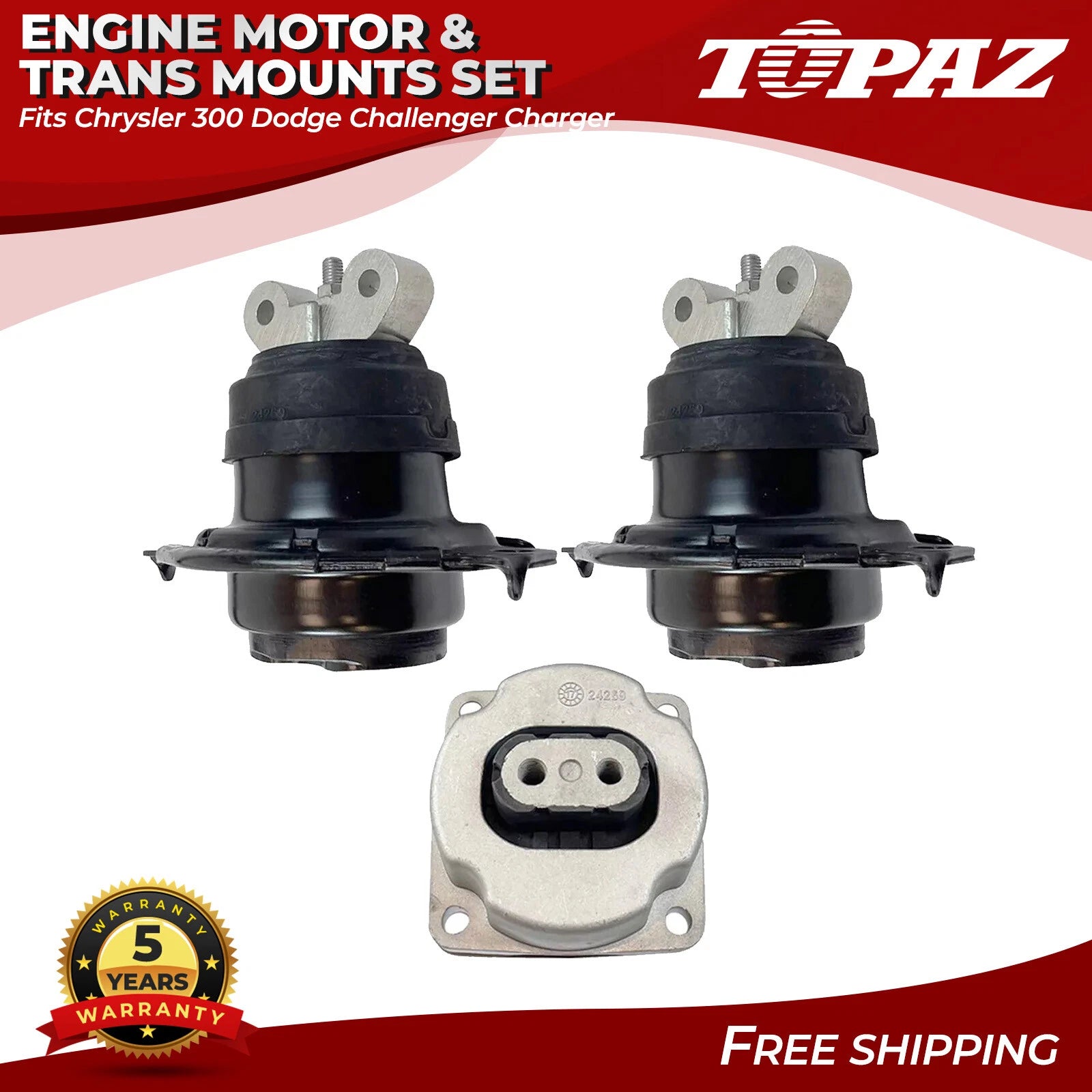 Engine Motor & Trans Mount for Chrysler 300 Dodge Challenger Charger 