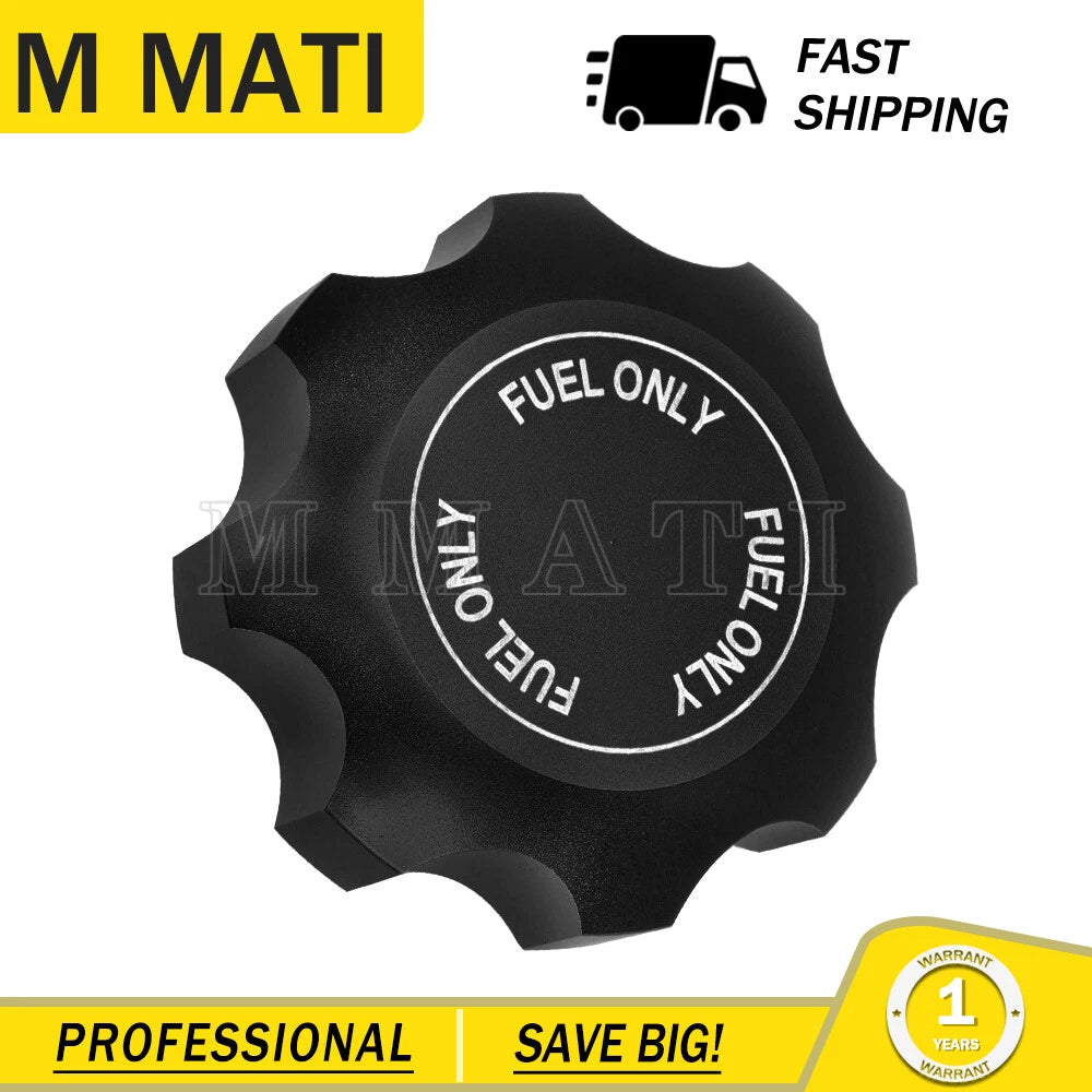 CNC Fuel Gas Cap for Polaris RZR Ranger 800 900 1000 (2008–2021) Black