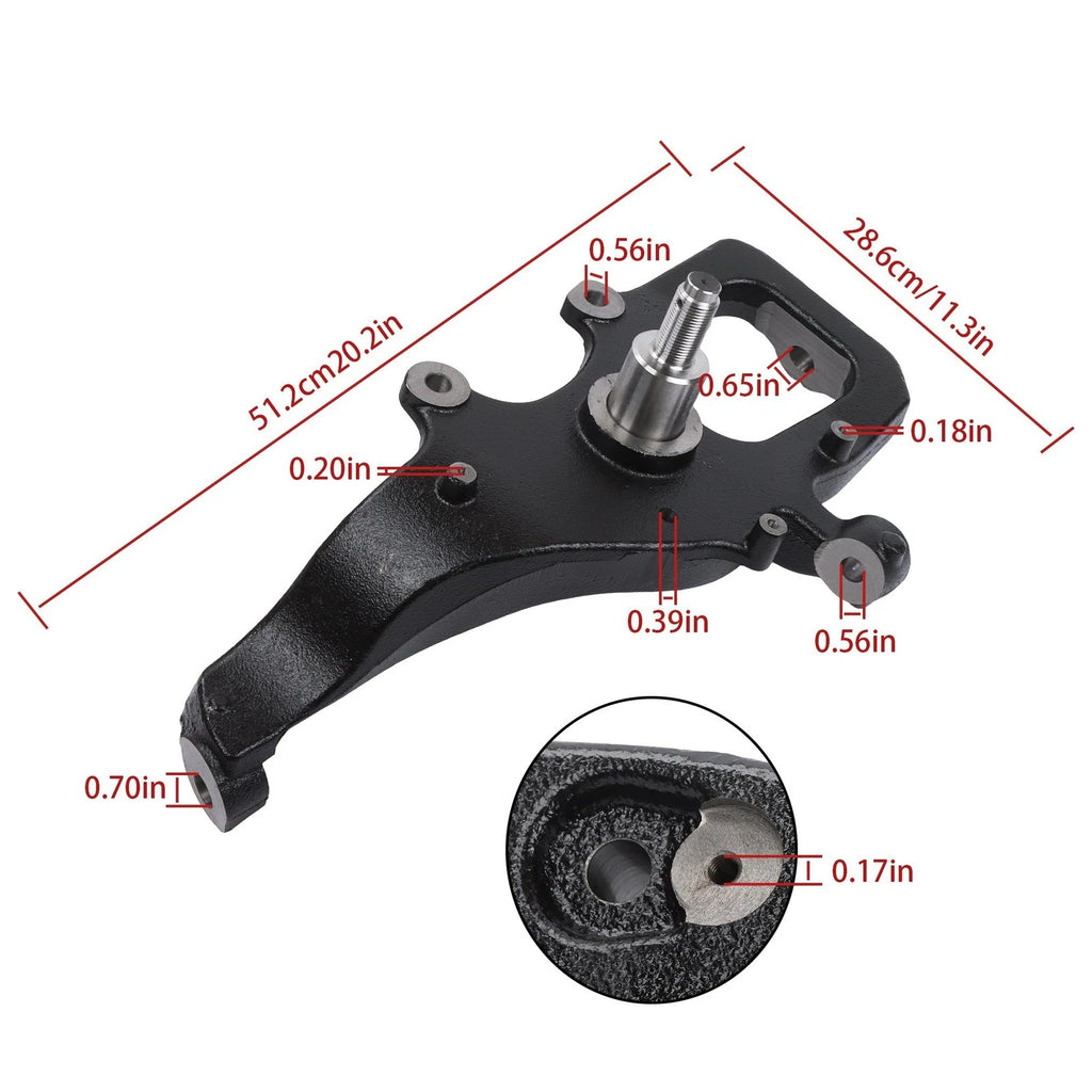 2" Drop Lowering Spindles for Ford F-150 2WD (2004-2008)