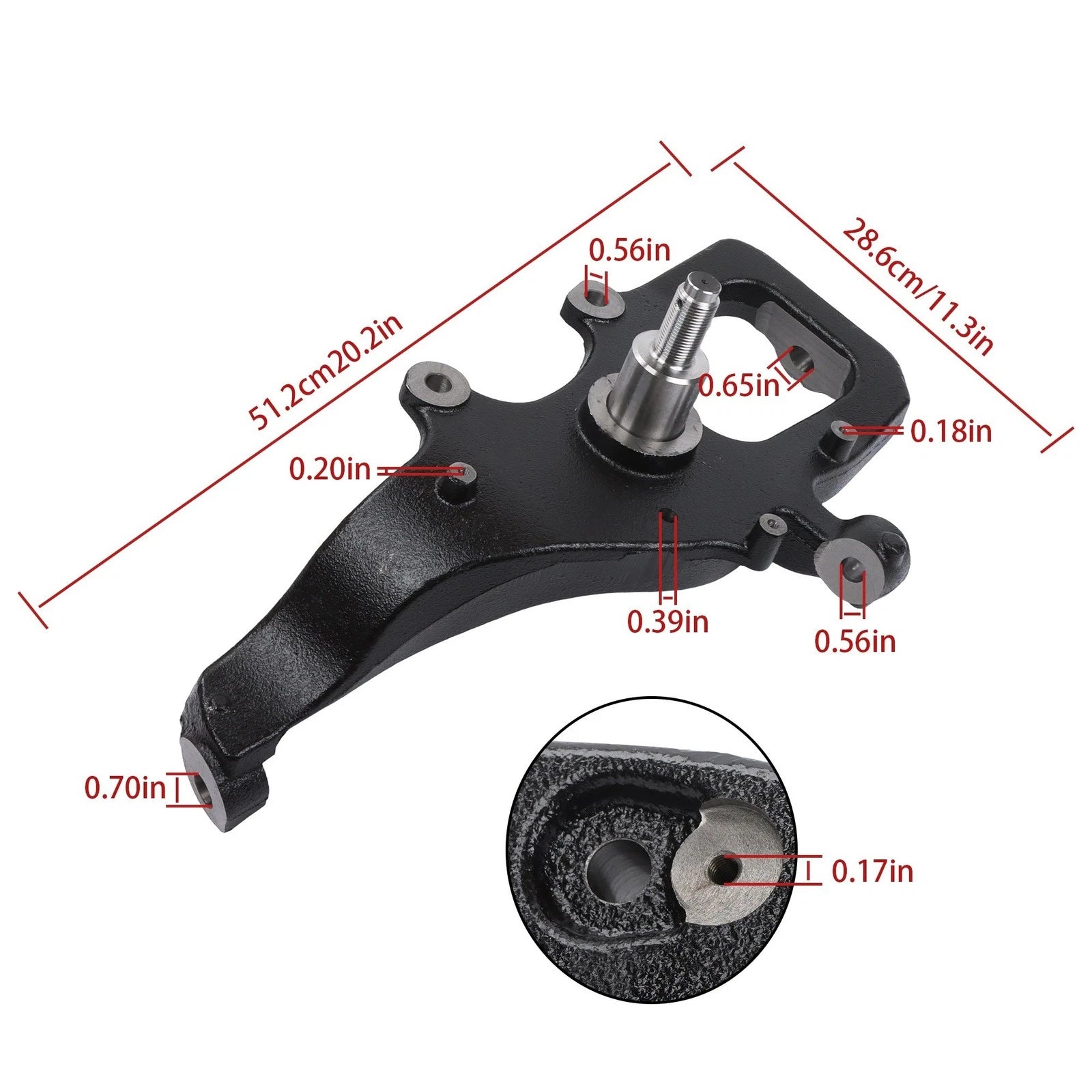 2" Drop Lowering Spindles for Ford F-150 2WD (2004-2008)