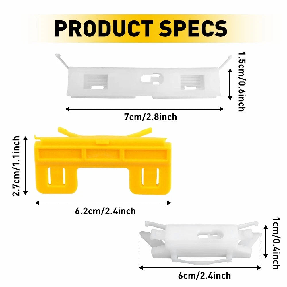 Set of 11 Windshield Moulding Clips for Acura TL TSX (2004-2009)