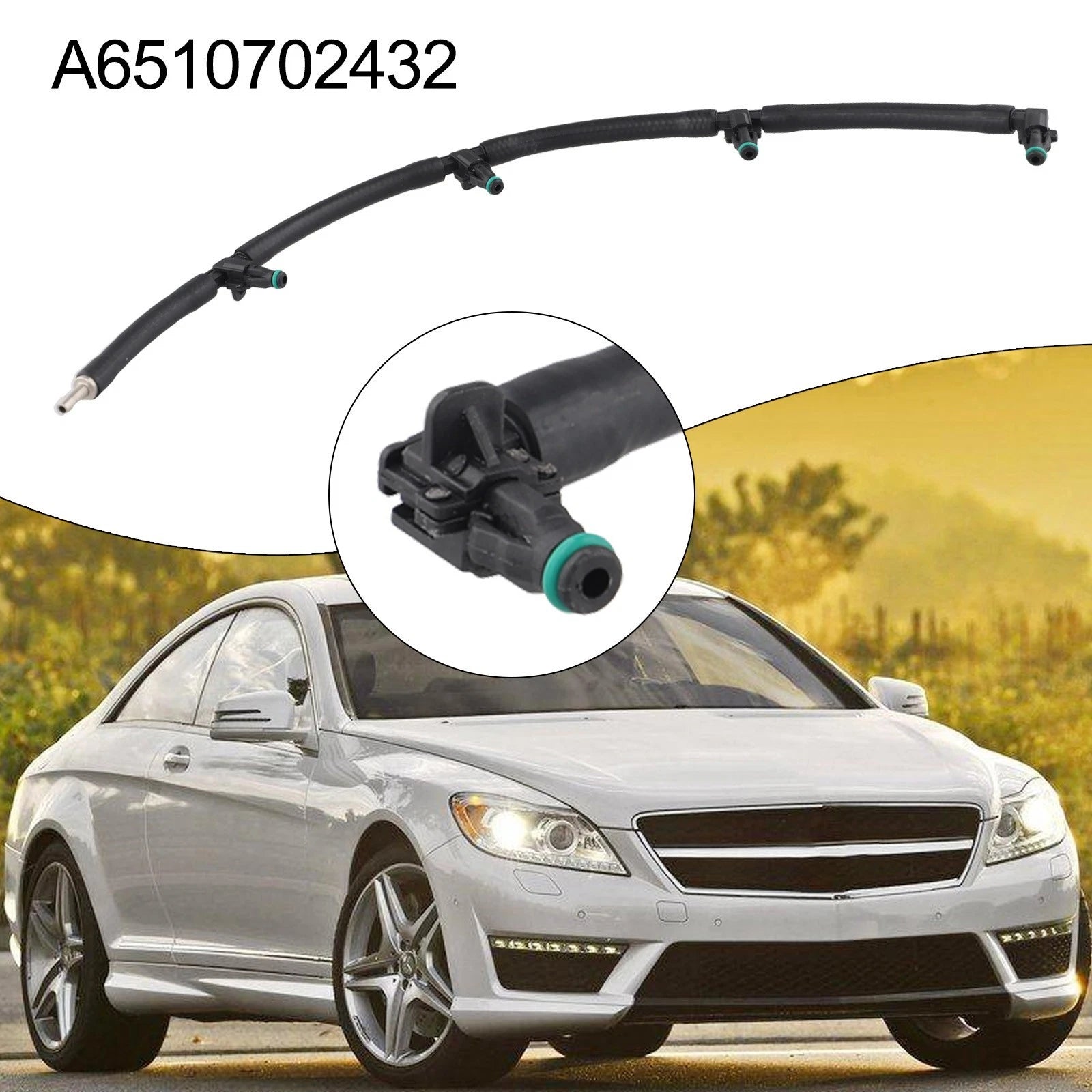 Fuel Return Line Pipe for Mercedes-Benz A6510702432 (2010–2015)