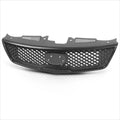 Matte Black Diamond Mesh Front Grille for Kia Forte (2010) w/Badge Slot