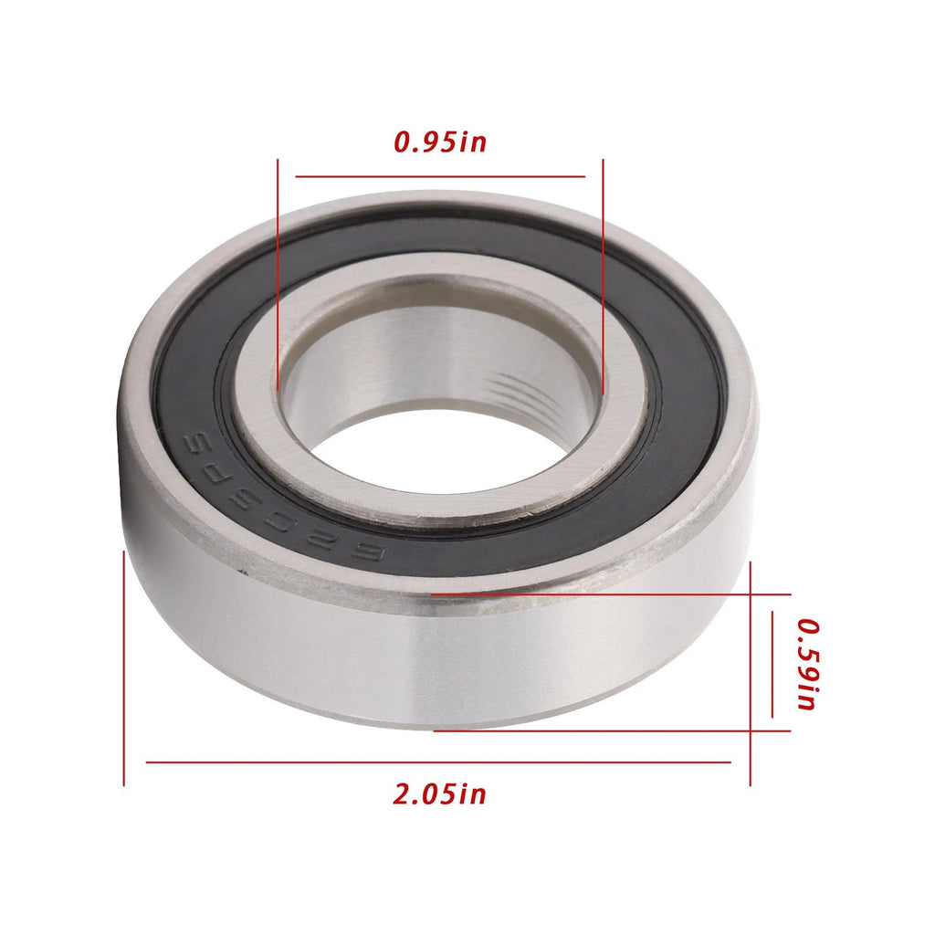 20Pcs Deep Groove Ball Bearings for Various Models (25x52x15mm)