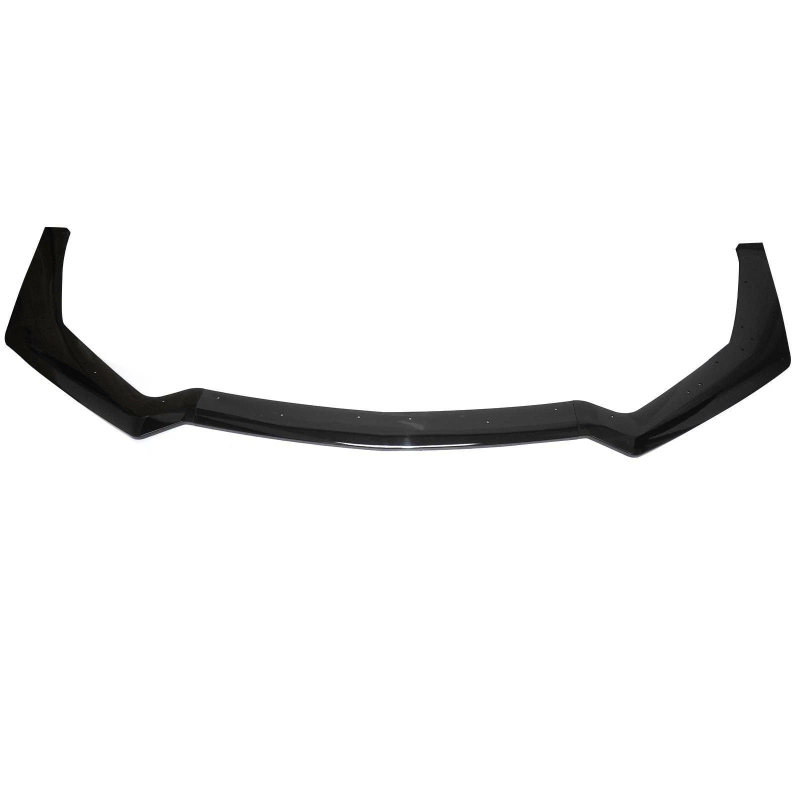 3Pcs Black Front Bumper Lip Splitter Spoiler for Ford Mustang (2018–2020)