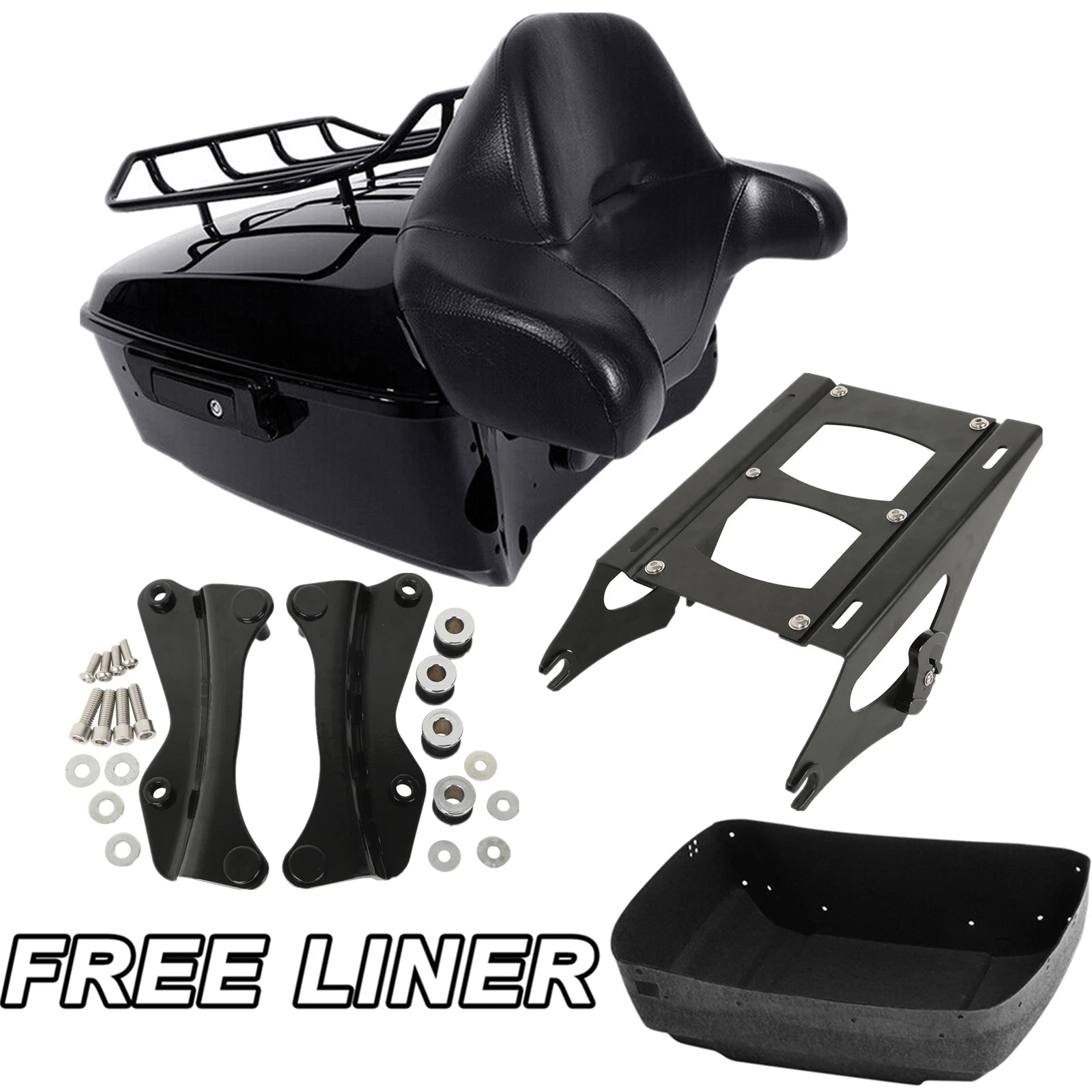 Trunk Backrest Mount Rack for Harley Electra Glide (2014–Present)