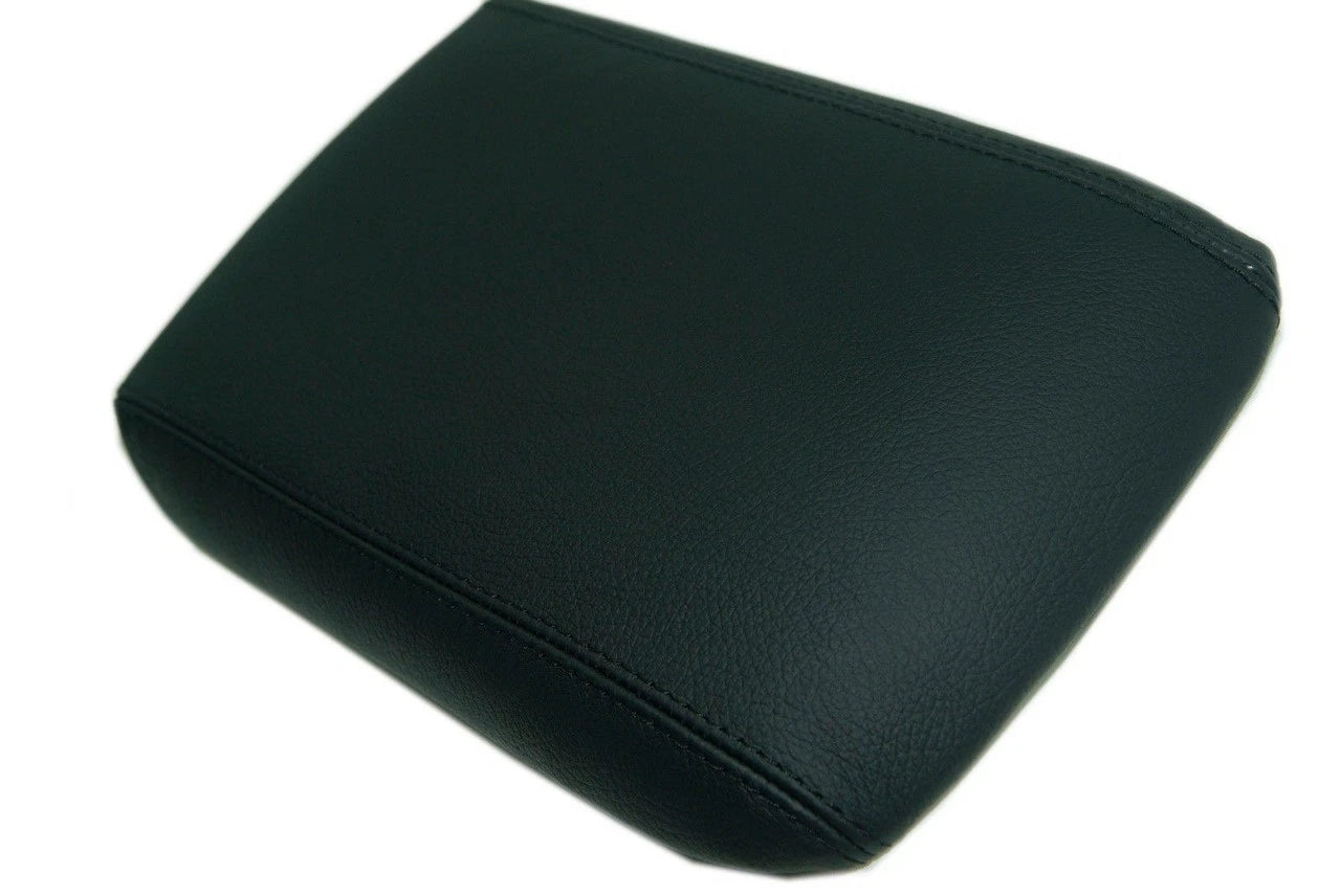 Center Console Armrest Cover for Ford Mustang (2005–2009) Black Leather
