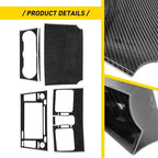 Carbon Fiber Center Control Console Sticker Trim for Subaru WRX (2015–2021)