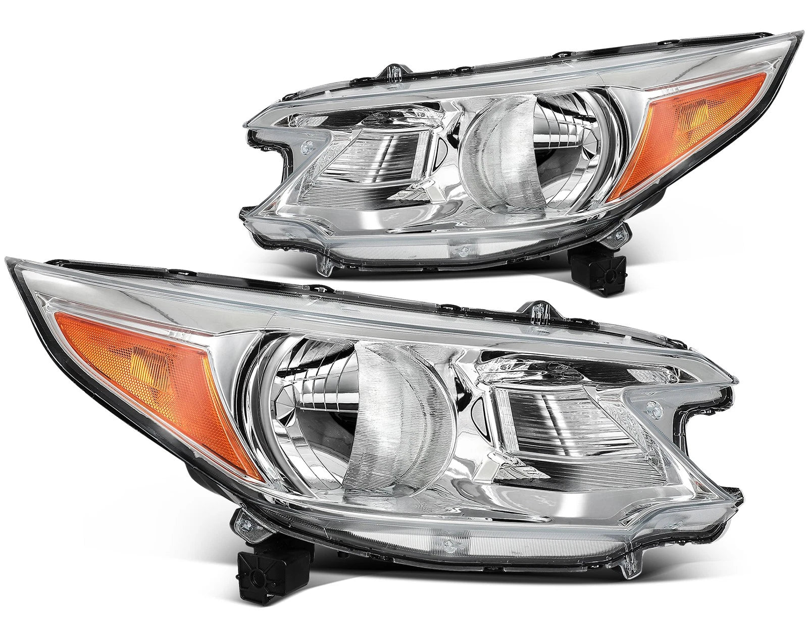 Halogen Headlights Assembly Front Pair for Honda CR-V 2012–2014