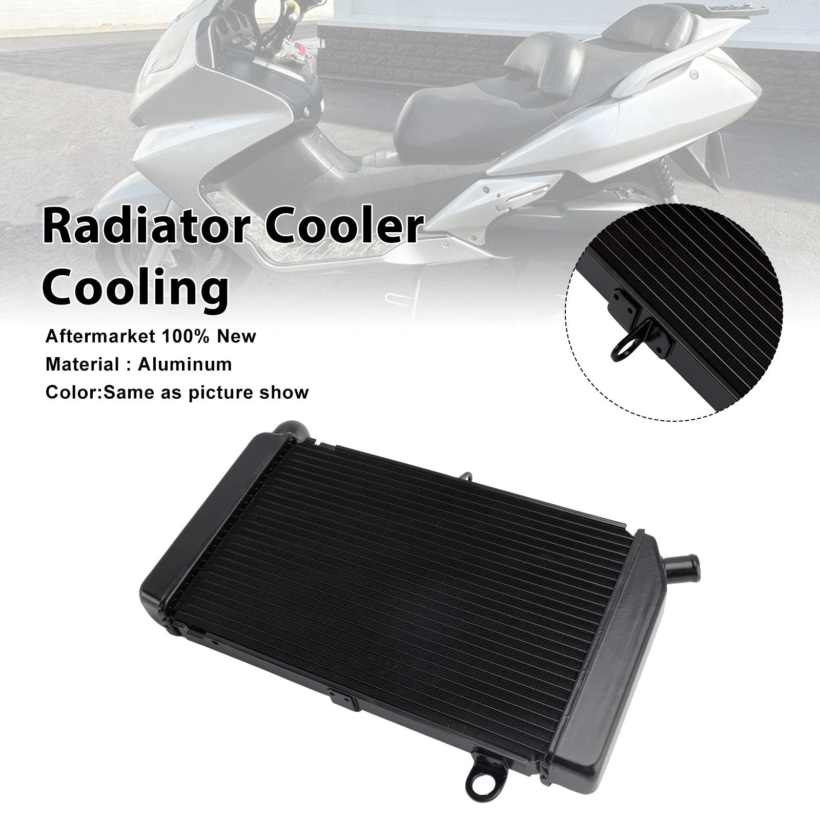 Radiator Cooler for Honda Silverwing 600 FSC600 (2002–2013) FSC400 (2002–2004)