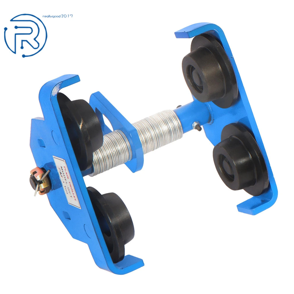 Heavy Duty Push Beam Trolley for Adjustable Lifting (2200 lbs)
