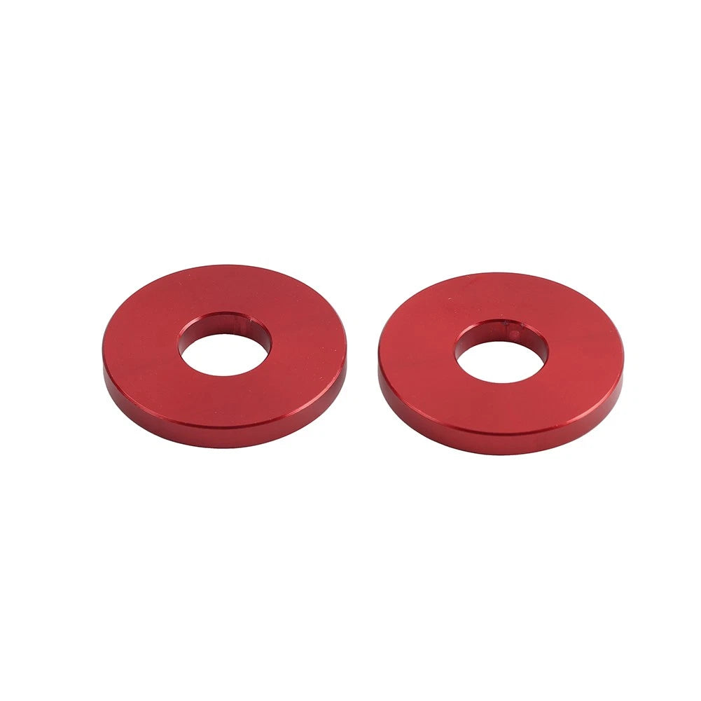 2X Engine Saddlebag Crash Bar Decorative Spacer for Harley Softail, Road King - Red