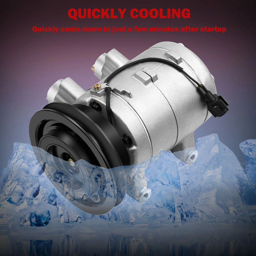 A/C Compressor with Clutch for Nissan Frontier Xterra (2000-2004)