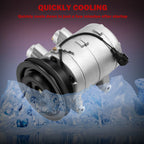A/C Compressor with Clutch for Nissan Frontier Xterra (2000-2004)