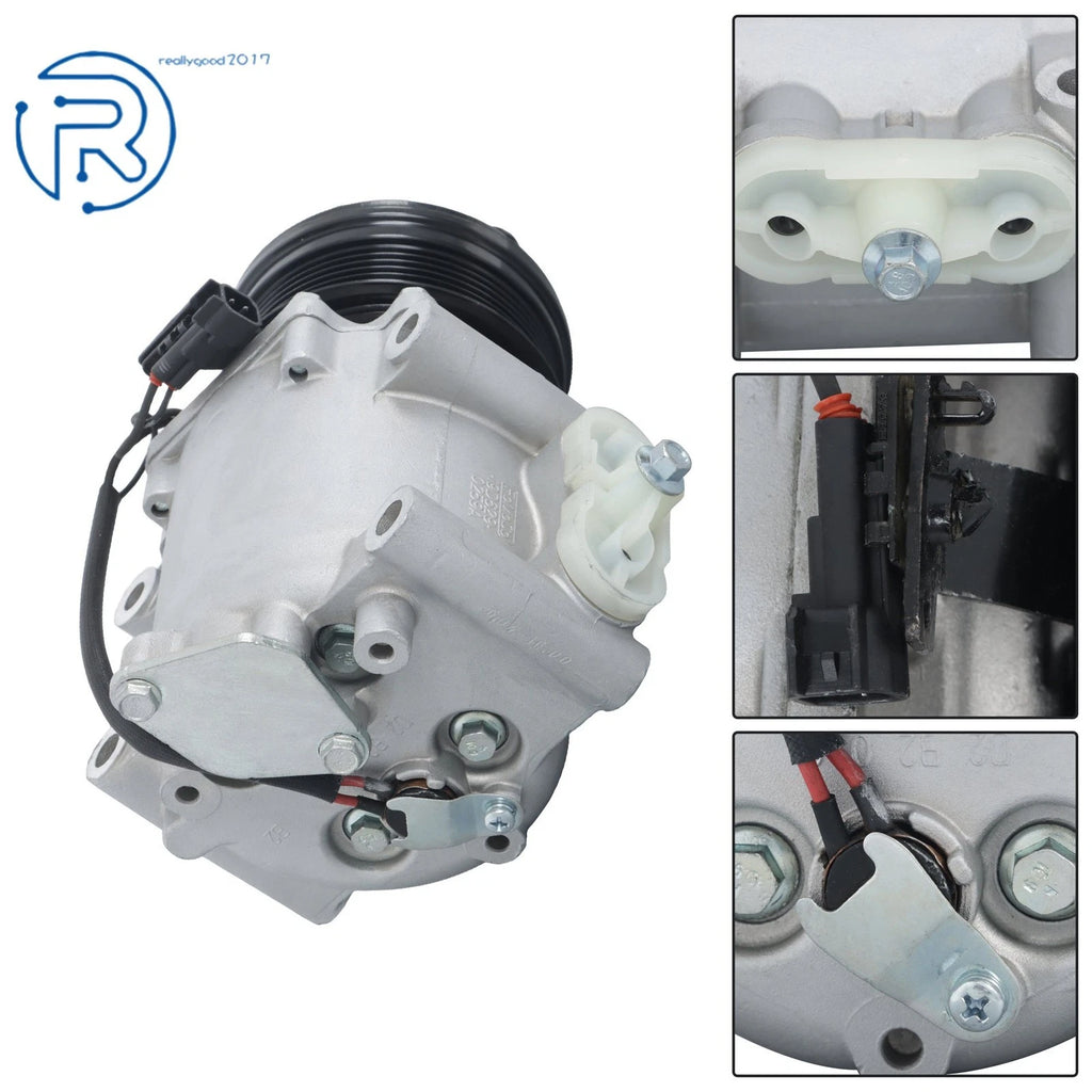 A/C Compressor w/Clutch 6 Groove 12V for Mercury Montego 2005–2007 CO10851