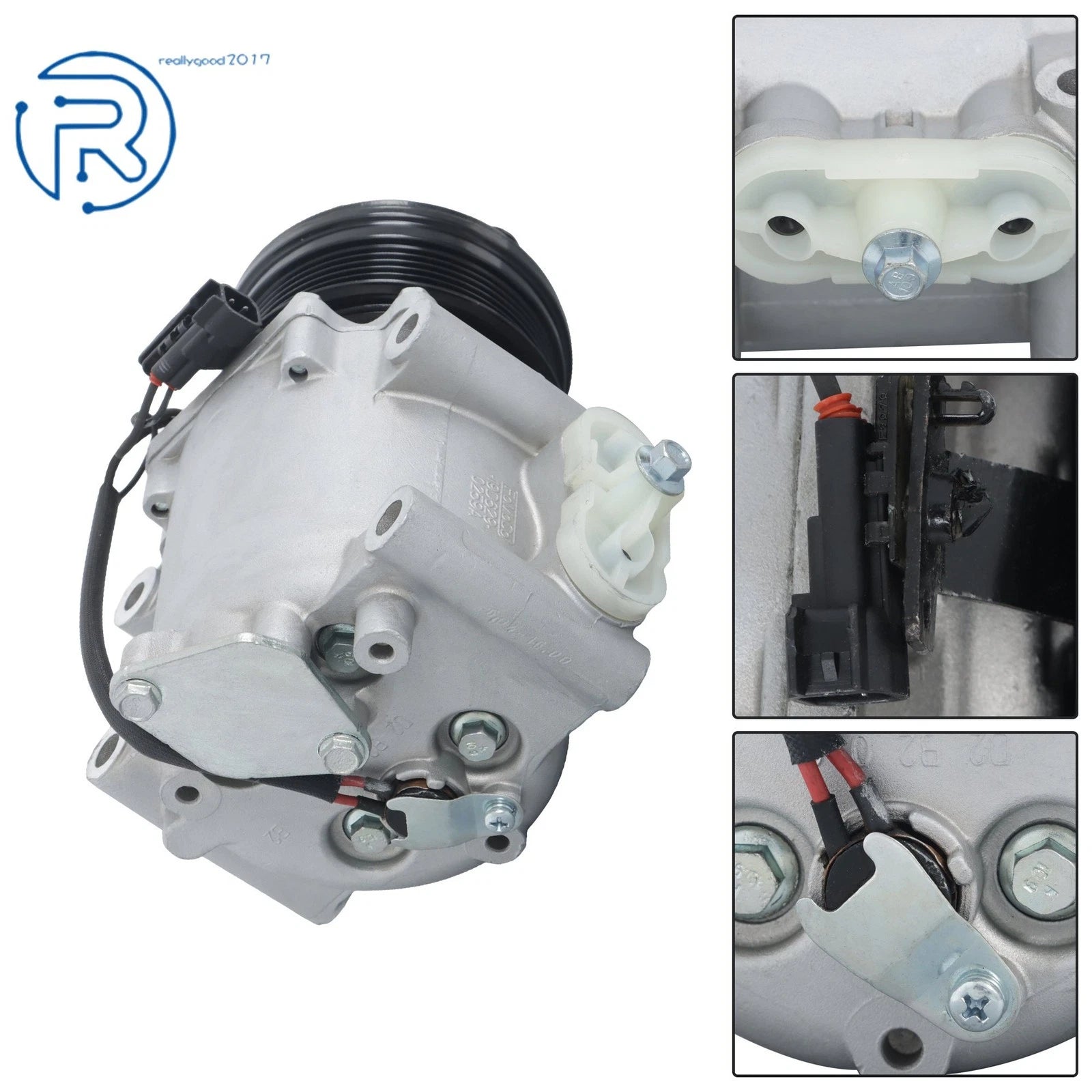 A/C Compressor w/Clutch 6 Groove 12V for Mercury Montego 2005–2007 CO10851