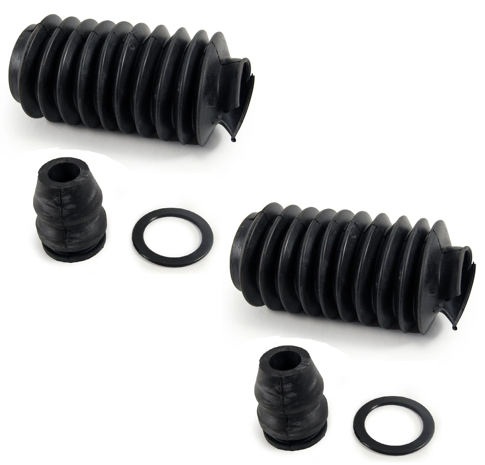 Set of 2 Rear Strut Bumper & Bellows Kits for Chevy Dodge Ford