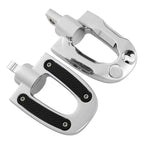 Chrome Highway Footpeg Footrest Male Mount for Harley Touring Road Glide (2009-2023)