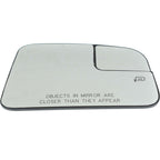 Heated Mirror Glass Set of 2 for Ford Edge (2009–2011) with Spotter Glass