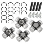 Set of 4 U-Joints for Polaris Front & Rear Prop Shaft (2202015, 2203703, 3260104)
