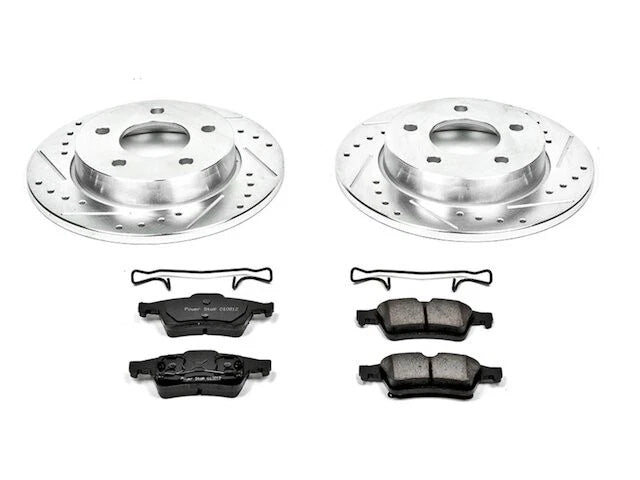 Rear Brake Pad and Rotor Kit for Mazda 3 (2004–2005) RB445WD
