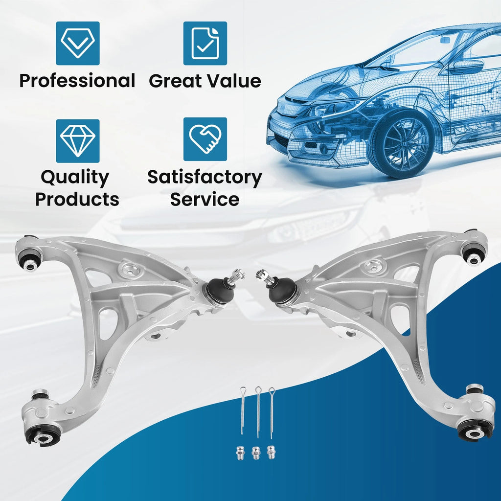 Front Lower Control Arms Ball Joint Kit for Ford F-150 Mark LT (2004–2008)