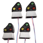 2X Railway Block Signal for Train (Low Signal, 3 Lights)