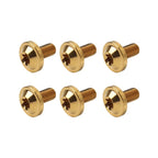 Set of 6 Titanium M5 Truss Torx Bolts M5x10mm for Universal Bike Motor
