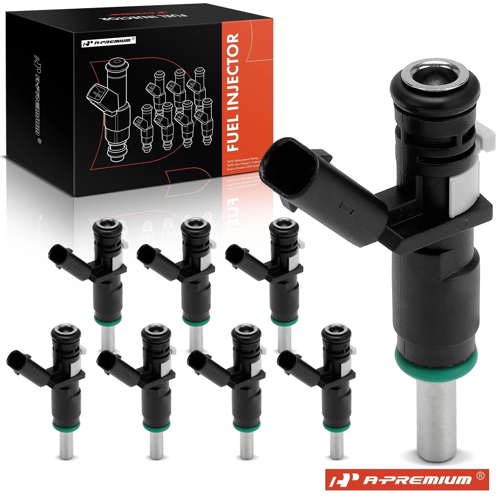 Set of 8 Fuel Injectors for Mercedes-Benz E550 ML550 ML350 (2007–2011)