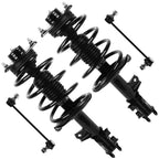 Front Struts with Coil Springs & Sway Bar End Links Kit for Kia Forte (2010–2013)