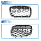 Front Hood Bumper Grille Grill 1 Pair for BMW X5 X6