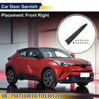 Door Side Lower Trim Garnish No. 7507310010 for Toyota C-HR (2017–2023)