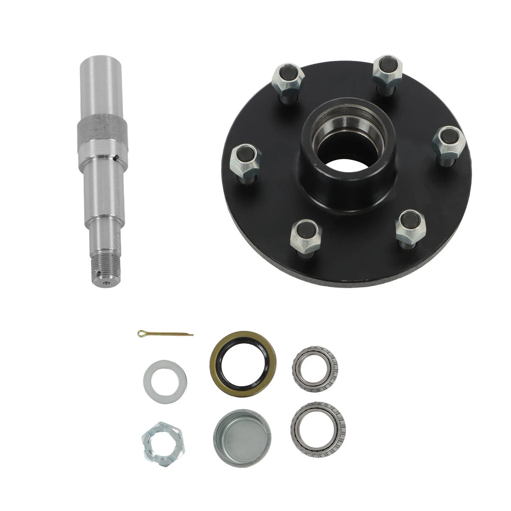 Trailer Hub Kit for 3500lbs Axle 6 on 5.5" (Round)