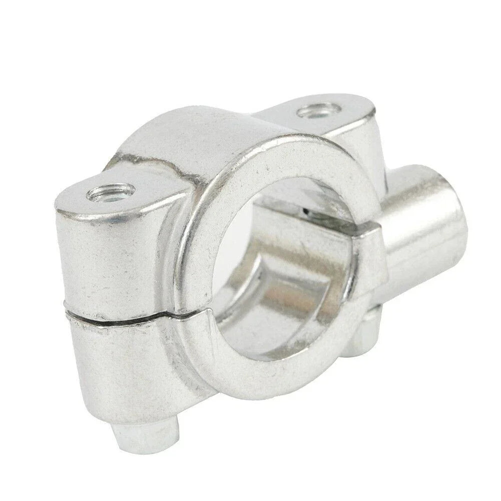 10mm Chrome Silver Handle Bar Mirror Mount Clamp for DIRT PIT PRO ATV Bike
