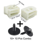 20 x Front Fender Liner Clip Hex Bolt Screws for BMW (2006-2013)