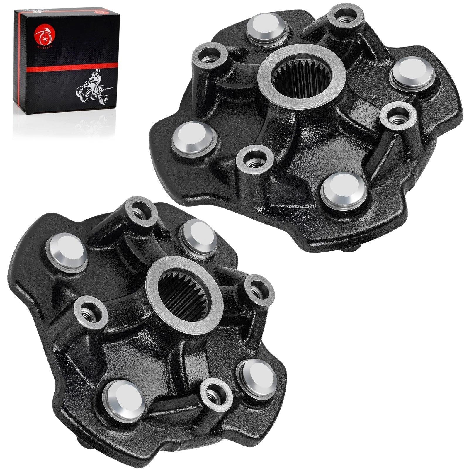 Front Wheel Hub for Honda Rancher Foreman Rubicon 420 500 520 (2007–2013)