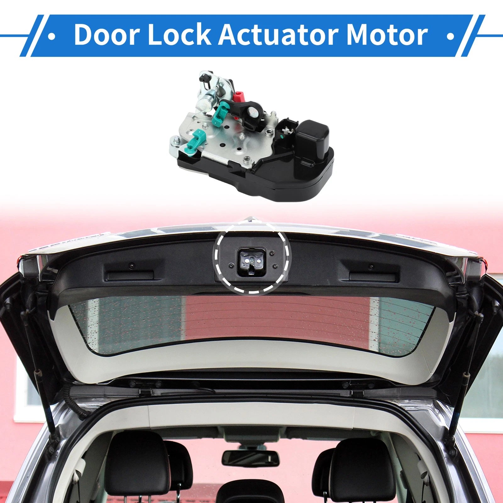 Rear Liftgate Door Lock Actuator for Dodge Ram 1500 (2003–2008) No. 55276795AB