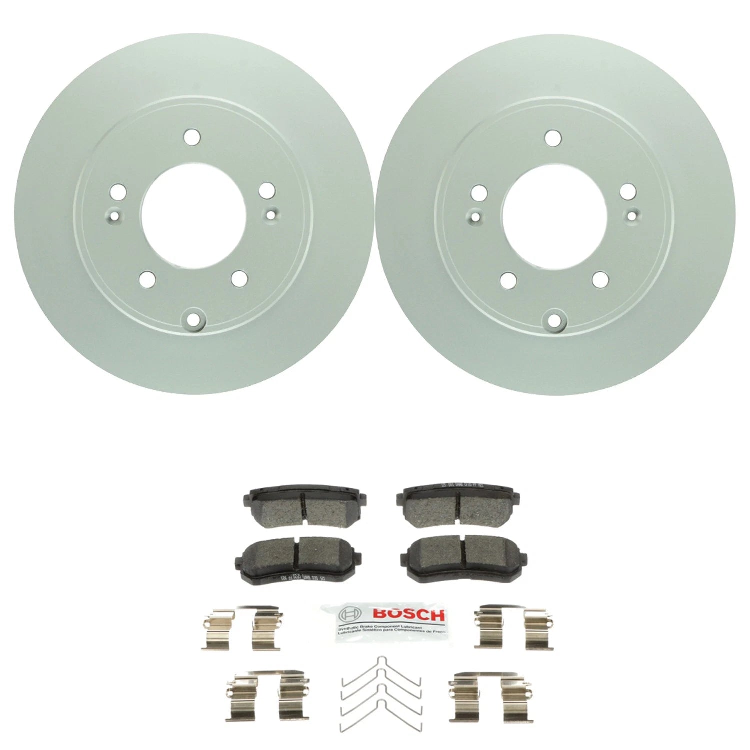 Bosch Disc Brake Rotors & Ceramic Pads Kit for Hyundai Sonata (2011–2014)