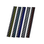 100pcs 0603 LED Light Assortment Kit - Red, White, Green, Blue, Yellow