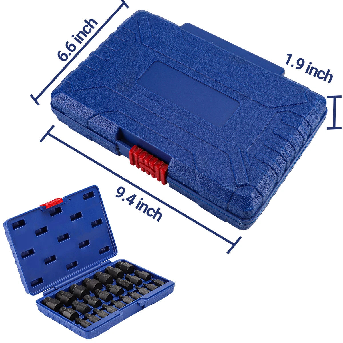 25-Piece Bolt Extractor Socket Set for Easy Out Screws (Universal)
