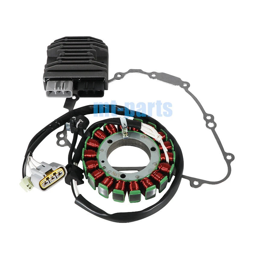 Stator Coil + Regulator Rectifier + Gasket for Yamaha MTT690 MT07 (2014–2024) / FZ-07 (2015–2017)