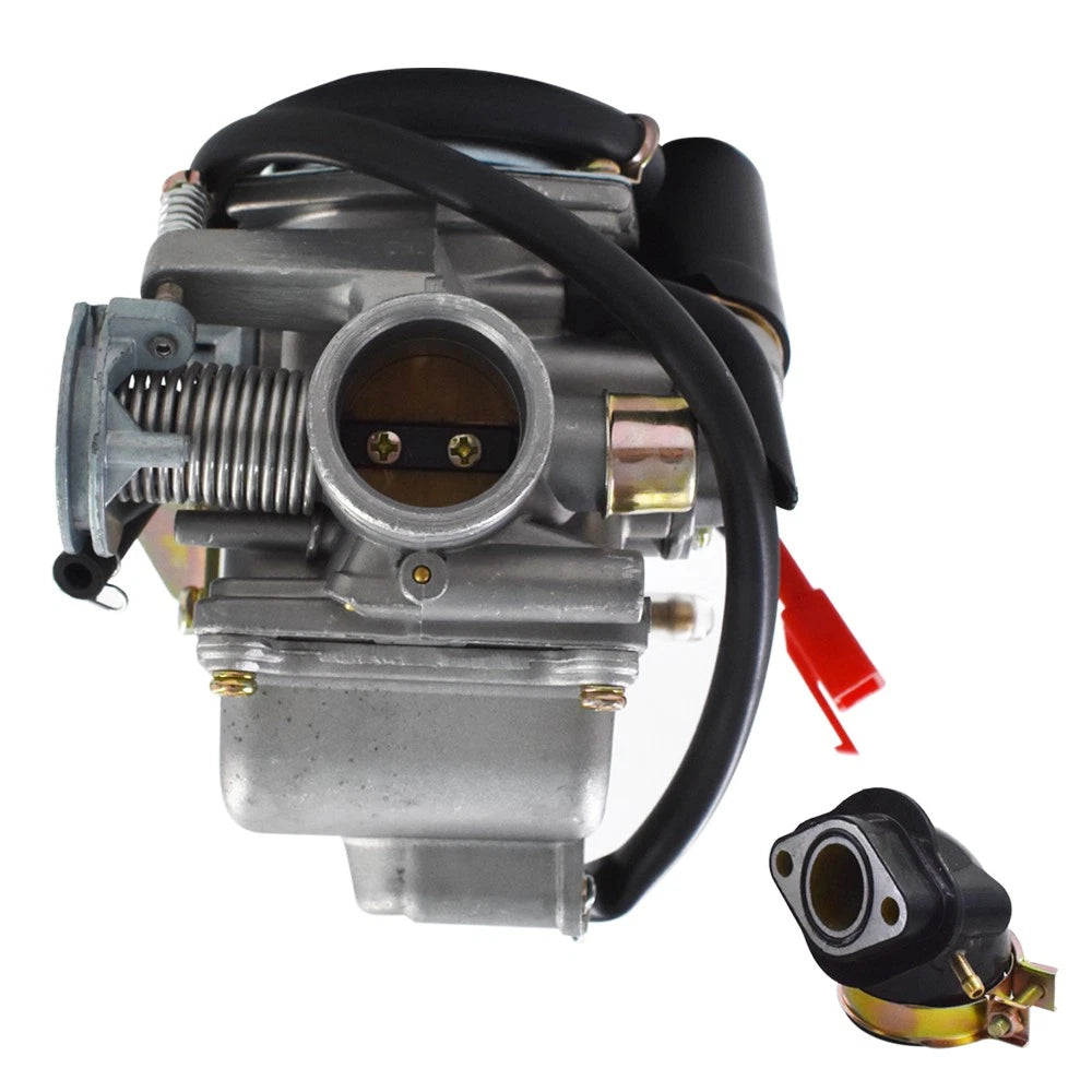Carburetor and Intake Manifold Boot for Yerf Dog Spiderbox GY6 150cc (2000–2023)