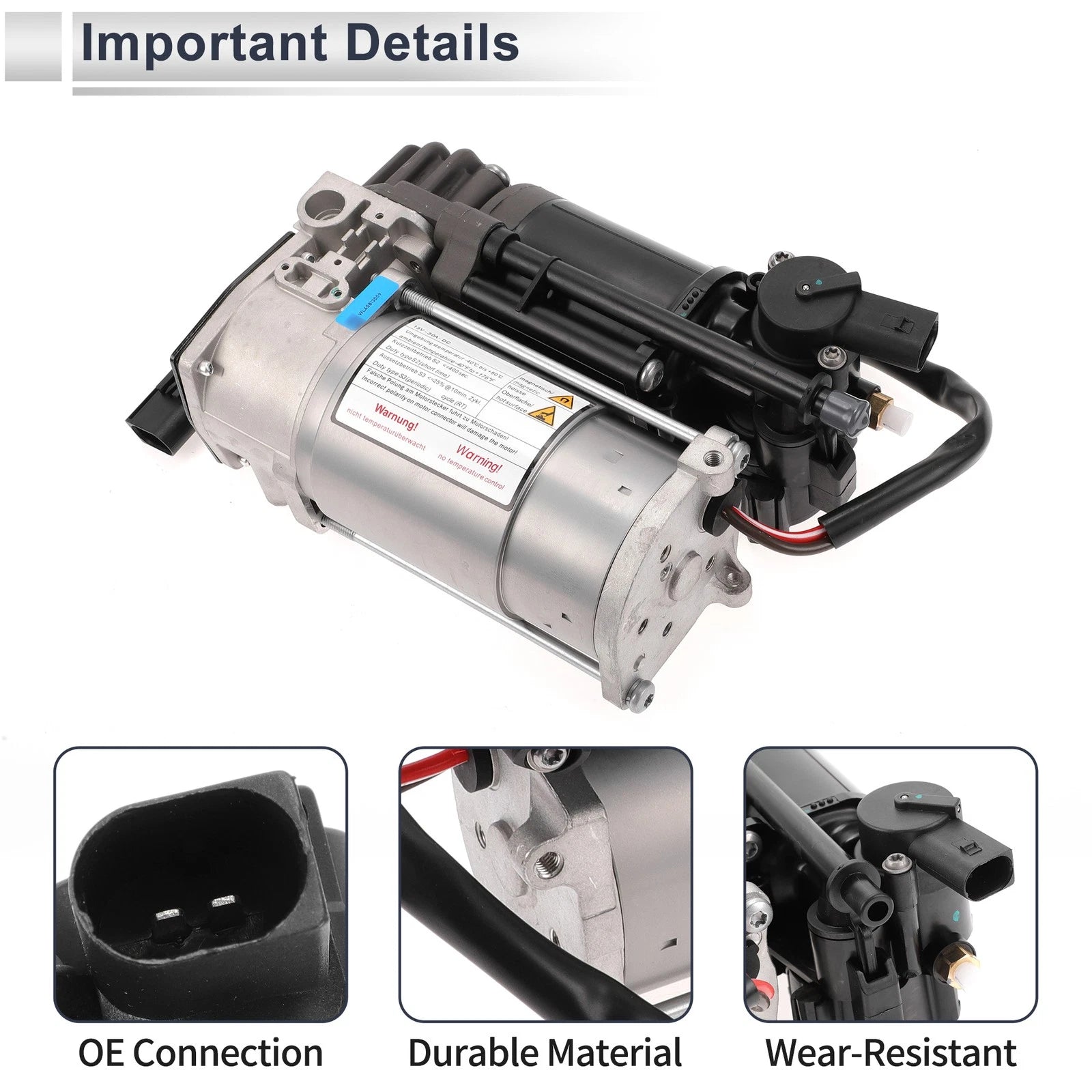 Air Suspension Compressor for Mercedes-Benz CLS550 (2012–2017) No. 2123200404